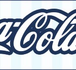 Rótulo Coca-cola Batizado Azul Claro