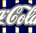 Rótulo Coca-cola Batizado Menino Azul Marinho e Branco