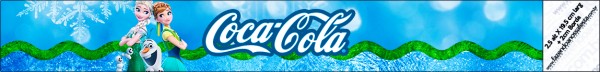 Rótulo Coca cola Frozen Febre Congelante
