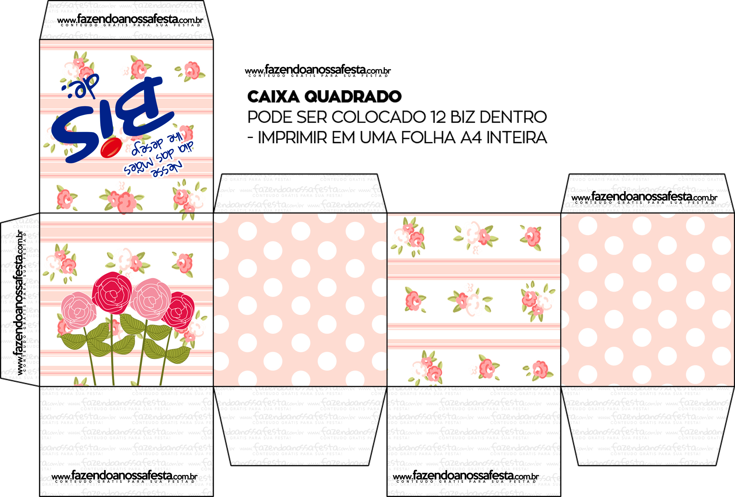 Artesanato Fácil - Caixa de BIS personalizada para o dia dos