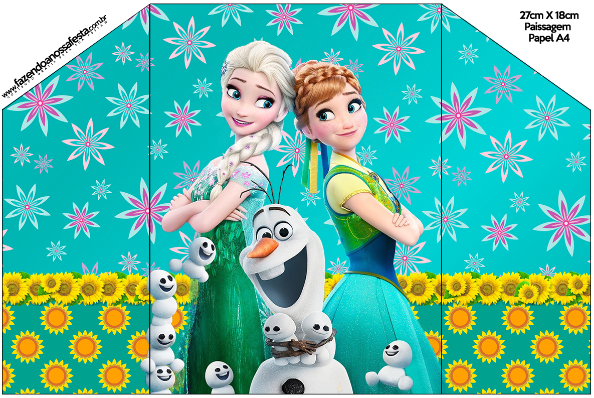 Convite Animado Grátis - Frozen Fever 