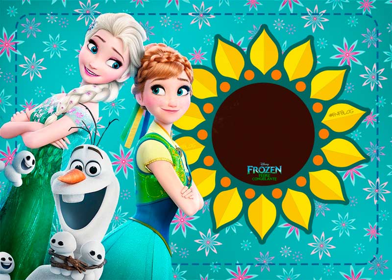 Convite Frozen Fever - Febre Congelante