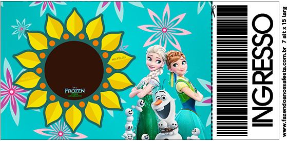 FROZEN FEVER Disney Convite LANÇAMENTO