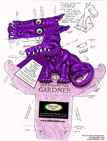 Jerry Andrus Original Dragon Illusion Purple