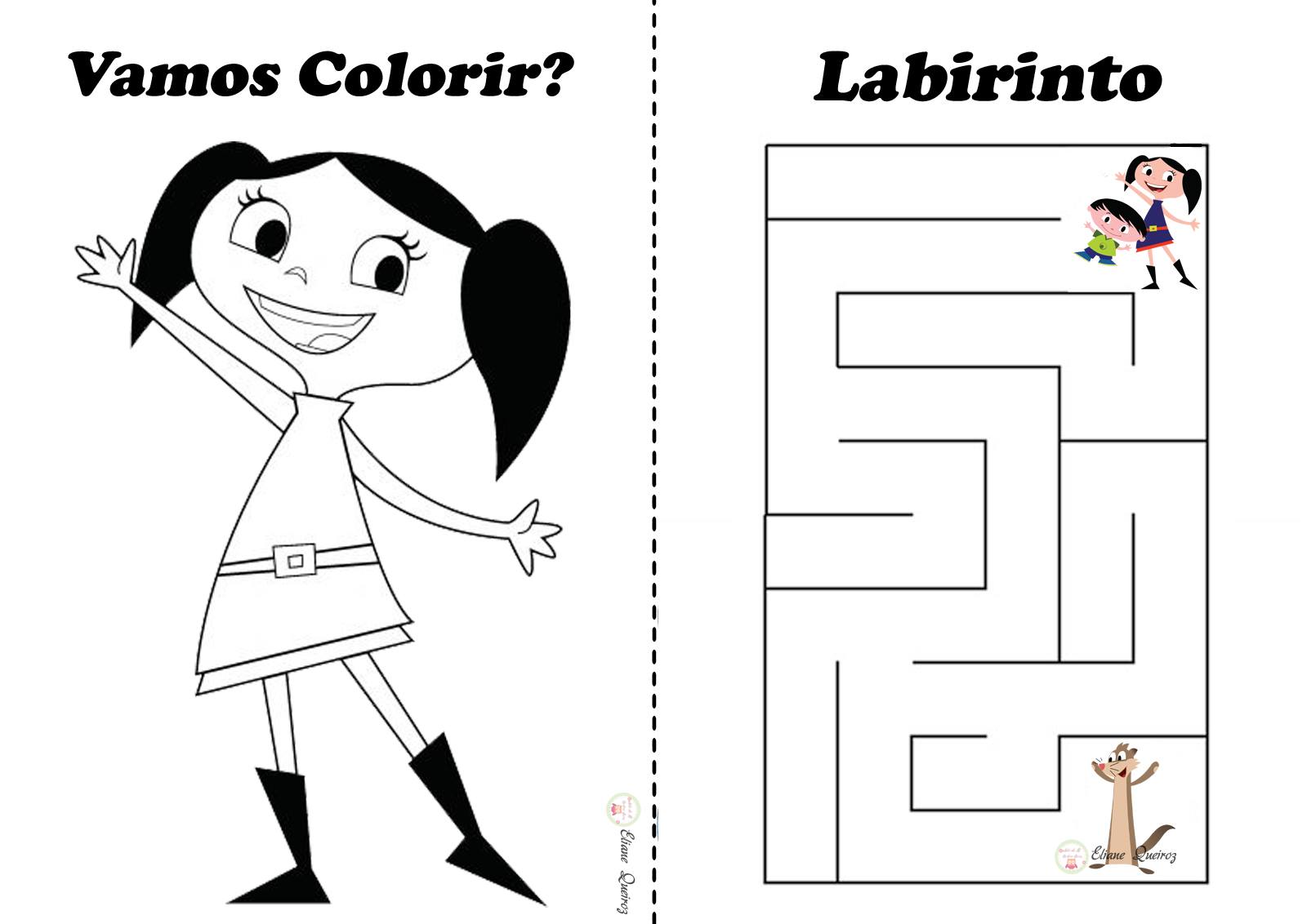 Desenhos para colorir - Colorir luna