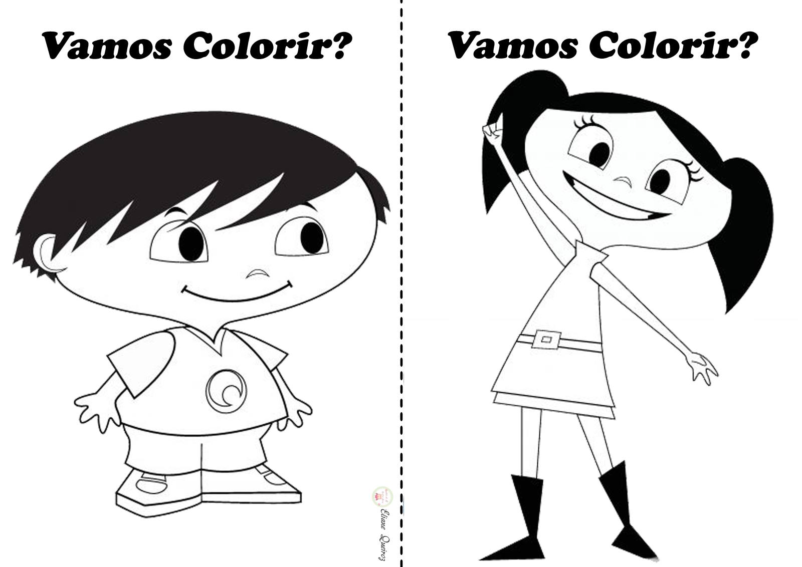 Desenhos do Show da Luna para Colorir