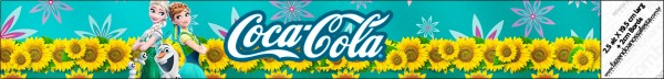 Rótulo Coca cola Frozen Fever