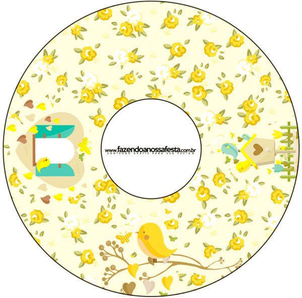 CD DVD Jardim Encantado Amarelo Provençal