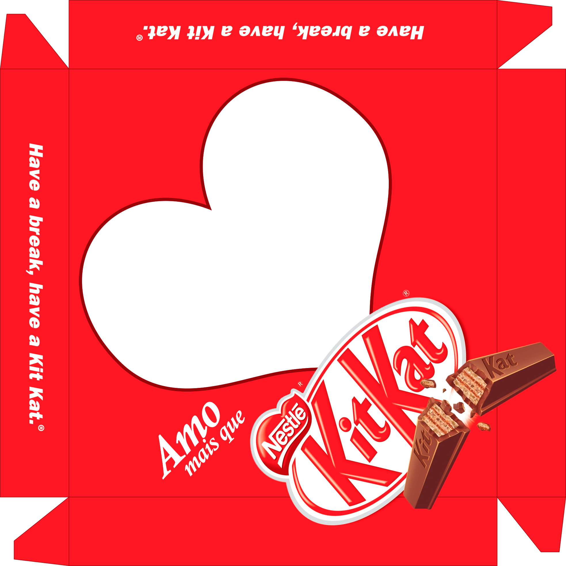 Caixa de Bombom Dia dos Namorados Kit Kat