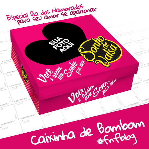 Caixa de Chocolate Bis Personalizada - Dia dos Namorados