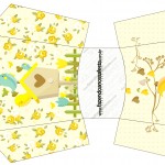 Envelope Fritas Jardim Encantado Amarelo Provençal