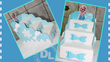 Escadinha com Caixa de Leite – DIY Festa Frozen Escadinha com Caixa de Leite - DIY