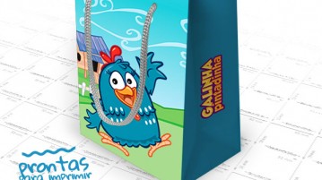 Sacolinha Surpresa Galinha Pintadinha – Pronta para Imprimir Sacolinha Galinha Pintadinha