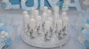 Festa Frozen Criativa da Luna Festa Frozen Criativa - Tubetes Olaf
