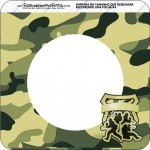 Bandeirinha Quadrada Kit Militar Camuflado