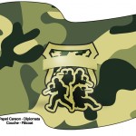 Bandeirinha Sanduiche 2 Kit Militar Camuflado