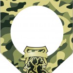 Bandeirinha Varalzinho Kit Militar Camuflado