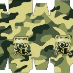 Caixa Sabonete Kit Militar Camuflado