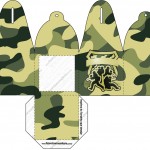 Caixa com Foto Kit Militar Camuflado