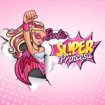 Convite para Festa Barbie Super Princesa Rosa