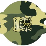 Enfeite Canudinho Kit Militar Camuflado