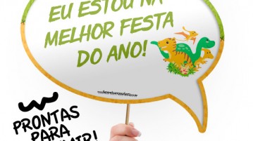 Plaquinhas Divertidas Dinossauro Cute Plaquinhas Divertidas Dinossauro Cute