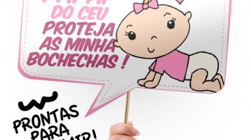 Plaquinhas para Chá de Bebê Plaquinhas para Chá de bebê Modelo
