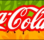 Rótulo Coca-cola Dinossauro Cute