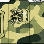 Rótulo Tic Tac Kit Militar Camuflado