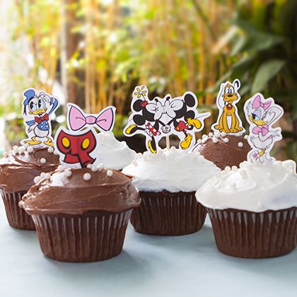Toppers para Cupcakes do Mickey Mouse e sua Turma