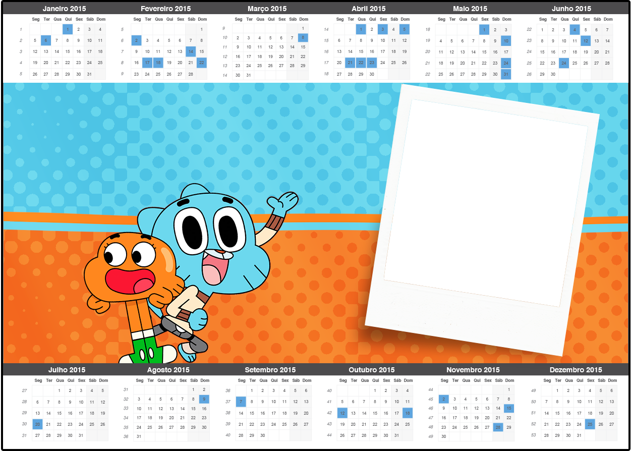 Moldura Gumball PNG - Imagem Legal