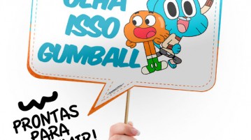 Plaquinhas Divertidas O Incrível Mundo de Gumball Plaquinhas Divertidas O Incrível Mundo de Gumball - Modelo