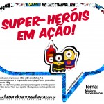 Plaquinhas Divertidas Minions Super-Heróis 20