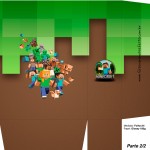 Sacolinha Surpresa Minecraft 2 A4 Parte 2