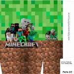 Sacolinha Surpresa Minecraft A4 Parte 2