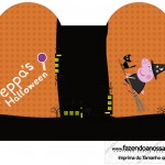 Caixa Coração Peppa Pig Halloween