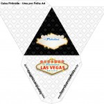 Caixa Pirâmide Kit Festa Las Vegas Poker