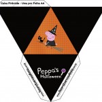 Caixa Pirâmide Peppa Pig Halloween