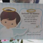 Cartão Agradeciemento de Mesa Batizado do Mateus