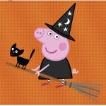 Cartão Peppa Pig Halloween