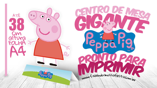 Casinha da Peppa Pig para Imprimir e Montar