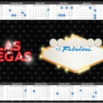 Convite Calendário 2015 2 Kit Festa Las Vegas Poker