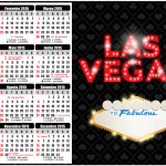 Convite Calendário 2015 Kit Festa Las Vegas Poker