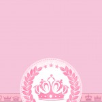 Convite festa Coroa de Princesa Rosa Floral 2