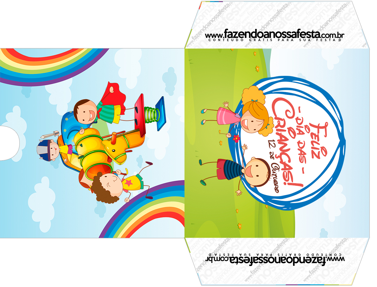 Envelope CD DVD Dia das Crianças Lembrancinha