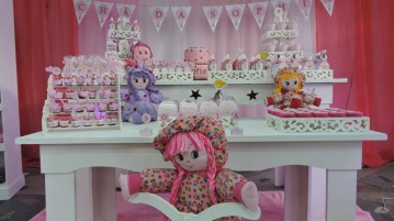 Chá de Bebê da Sophia Mesa de Doces Chá de Bebê da Sophia