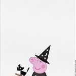 Passaporte - Parte de dentro Peppa Pig Halloween