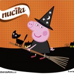 Rótulo Creminho Nucita Peppa Pig Halloween
