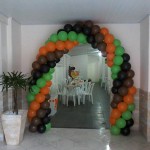 Arco Balões Festa Mickey Safari do Davi