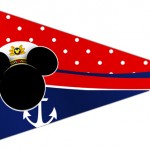 Bandeirinha Sanduiche 5 Mickey Marinheiro